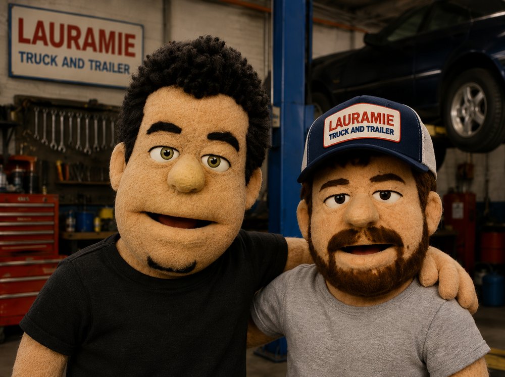 Eric Urbanus and Aaron Doke, co-founders of Lauramie Truck & Trailer